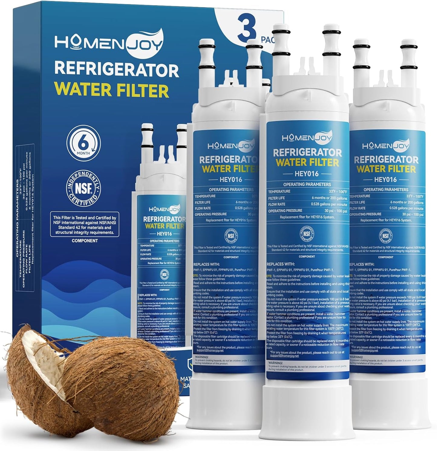 FPPWFU01 Water Filter Replacement for Pure Water Quality