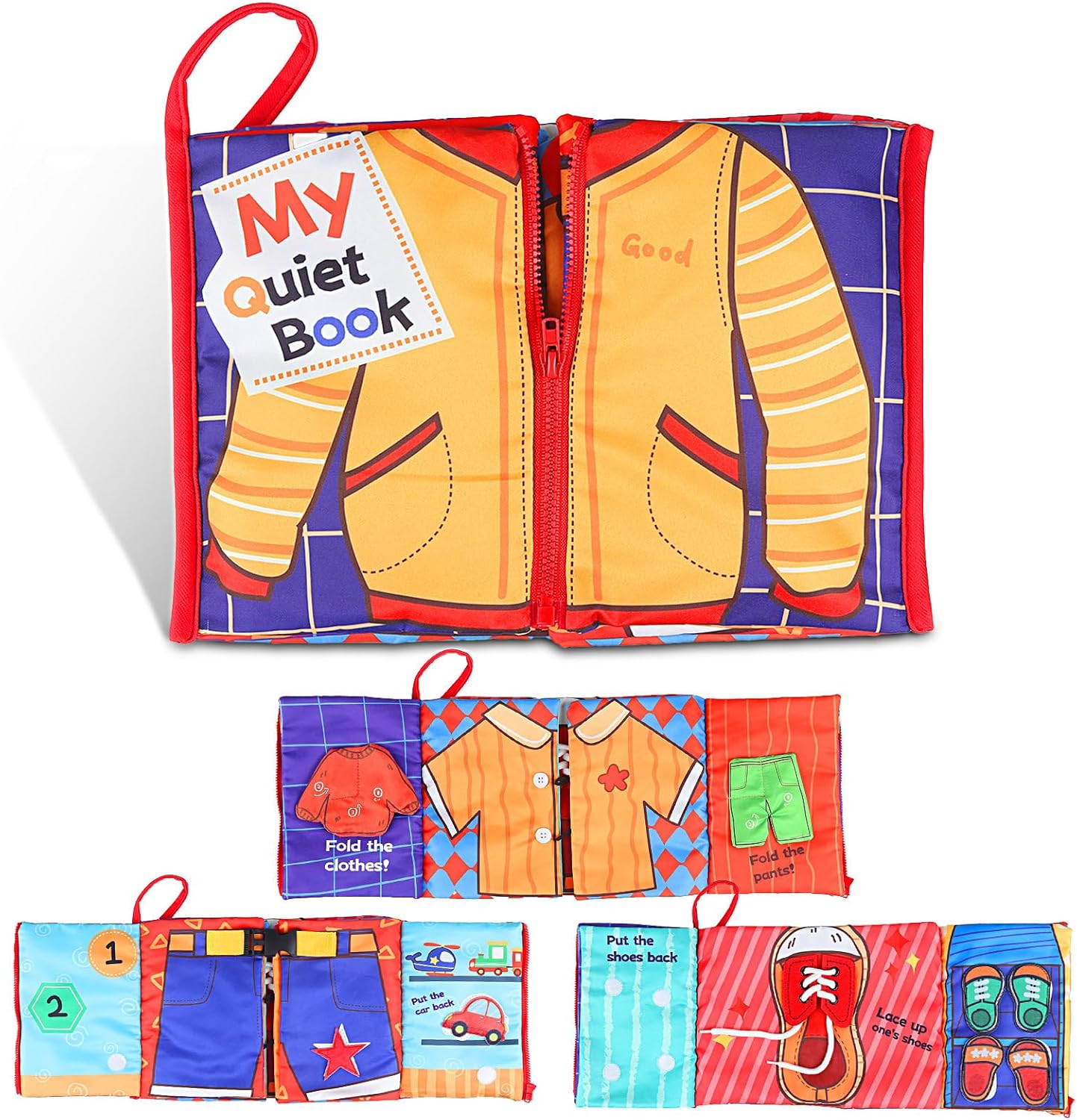 Sensory Baby Busy Book - Montessori Travel Toy