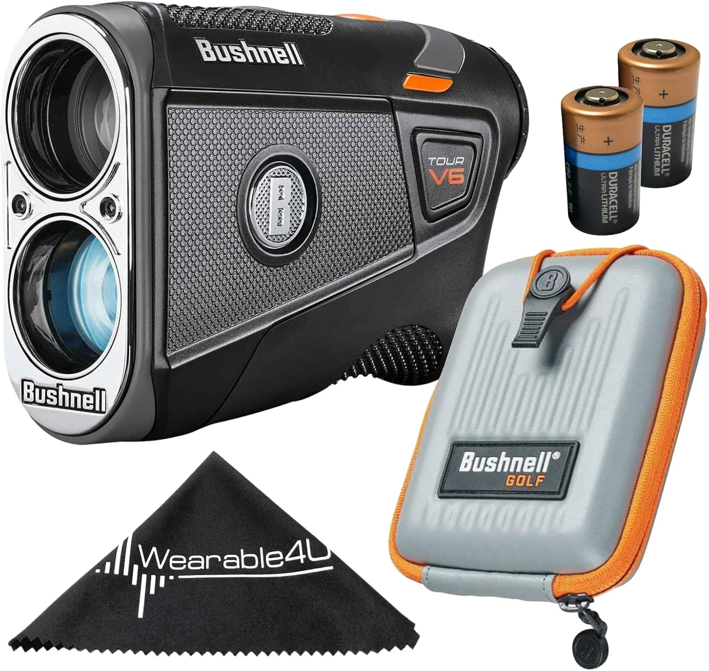 Bushnell Tour V6 Laser Golf Rangefinder Bundle
