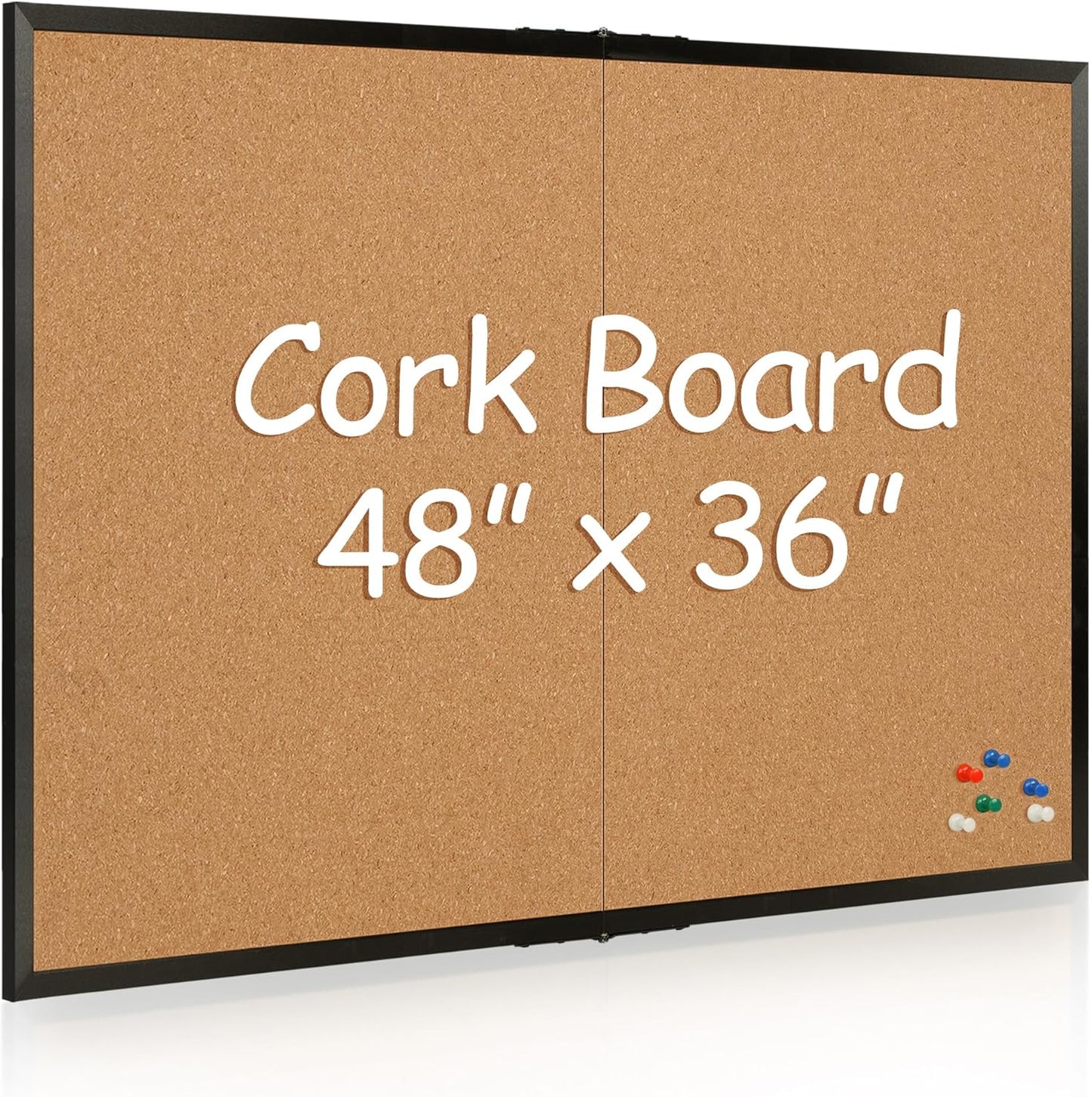 Board2by Cork Board Bulletin Board for Home Office Decor