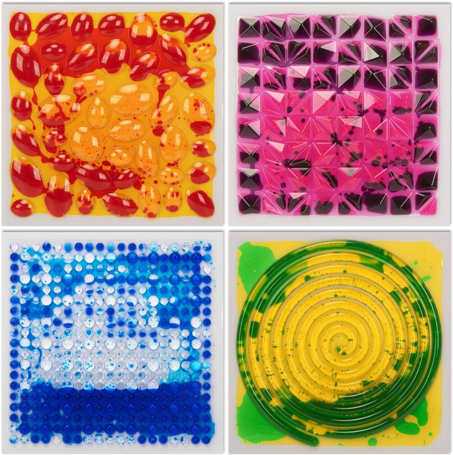 Art3d Interactive Glossy Fusion Play Mats for Kids Stress Relief
