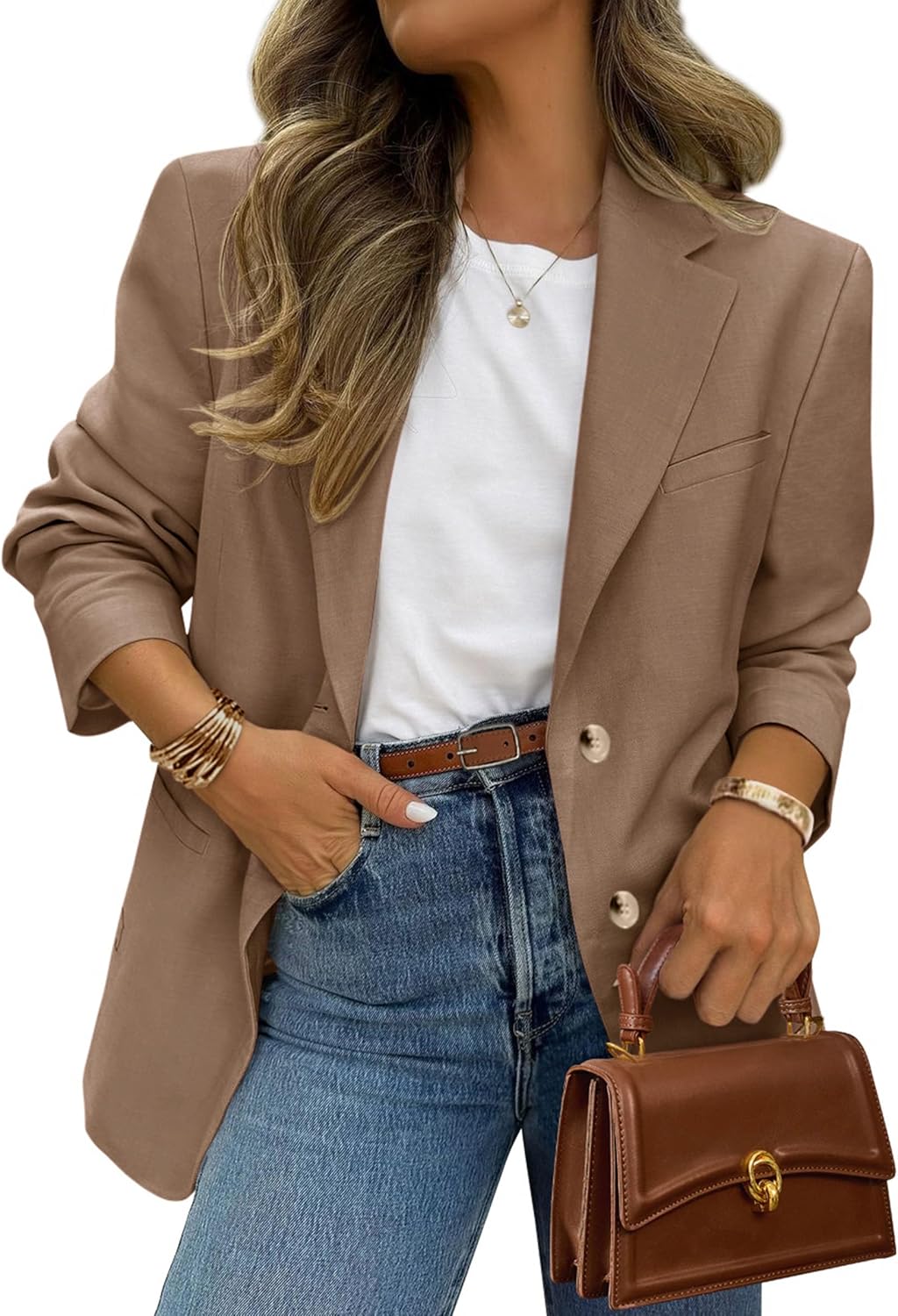 PRETTYGARDEN Blazers for Women Business Casual Work Jacket