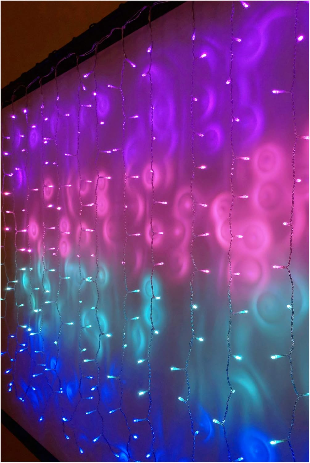Dimmable LED Curtain Lights - Perfect Room Decor!