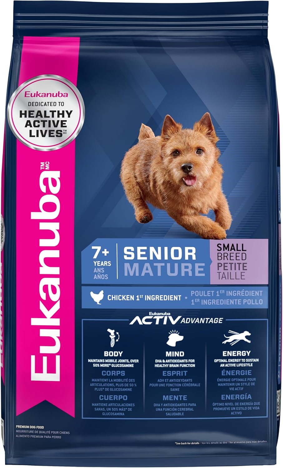 Eukanuba Senior Small Breed Dry Dog Food for Active Seniors