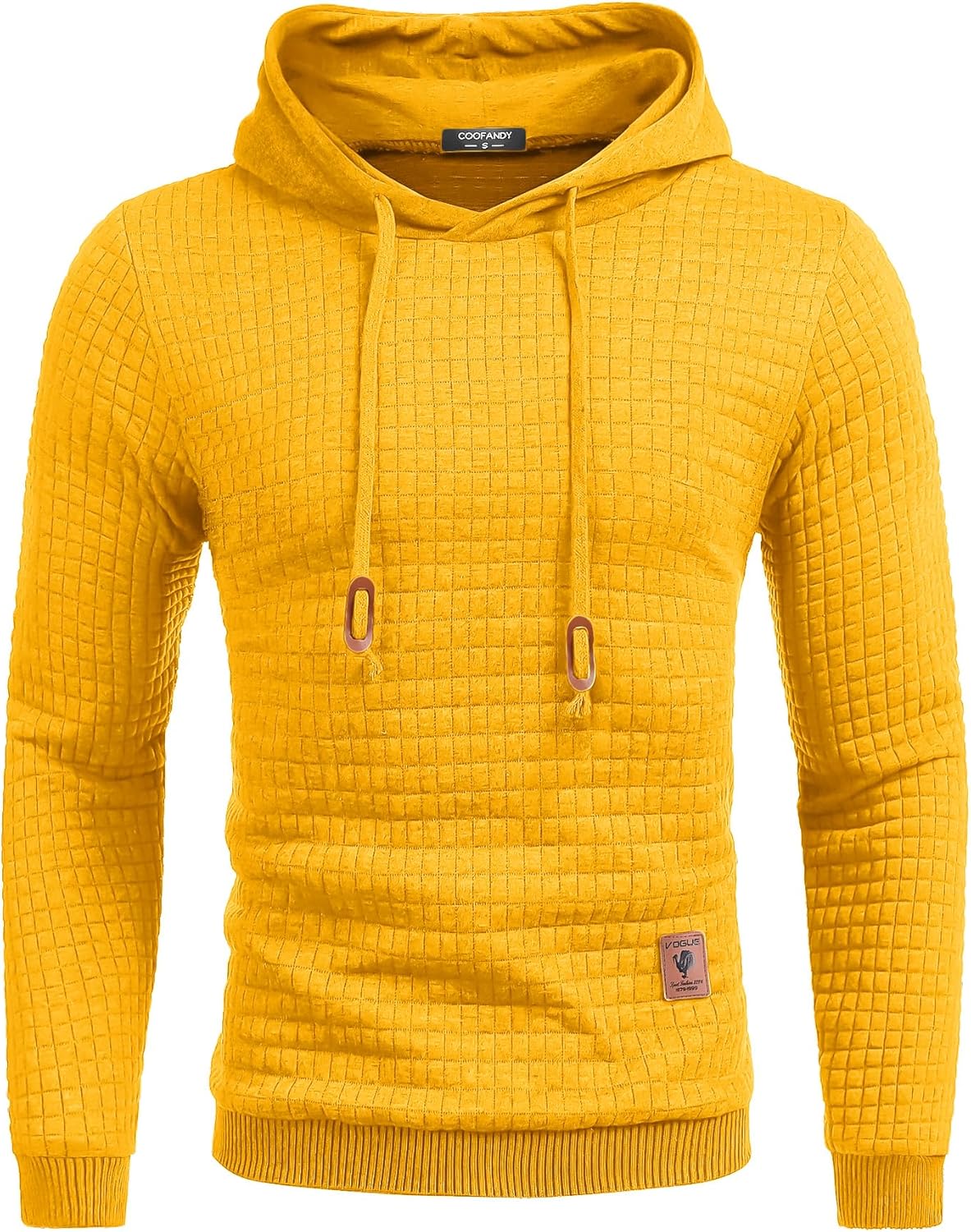 COOFANDY Mens Hooded Sweatshirt Casual Long Sleeve Pullover