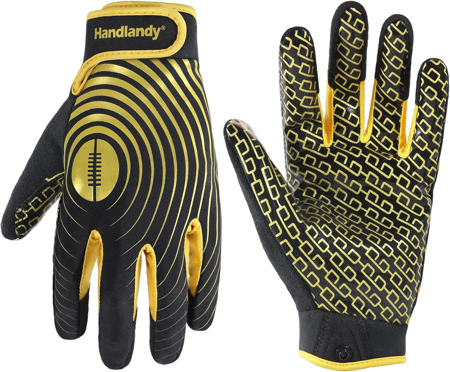Sticky Grip Football Gloves for Men - Hot Pink!