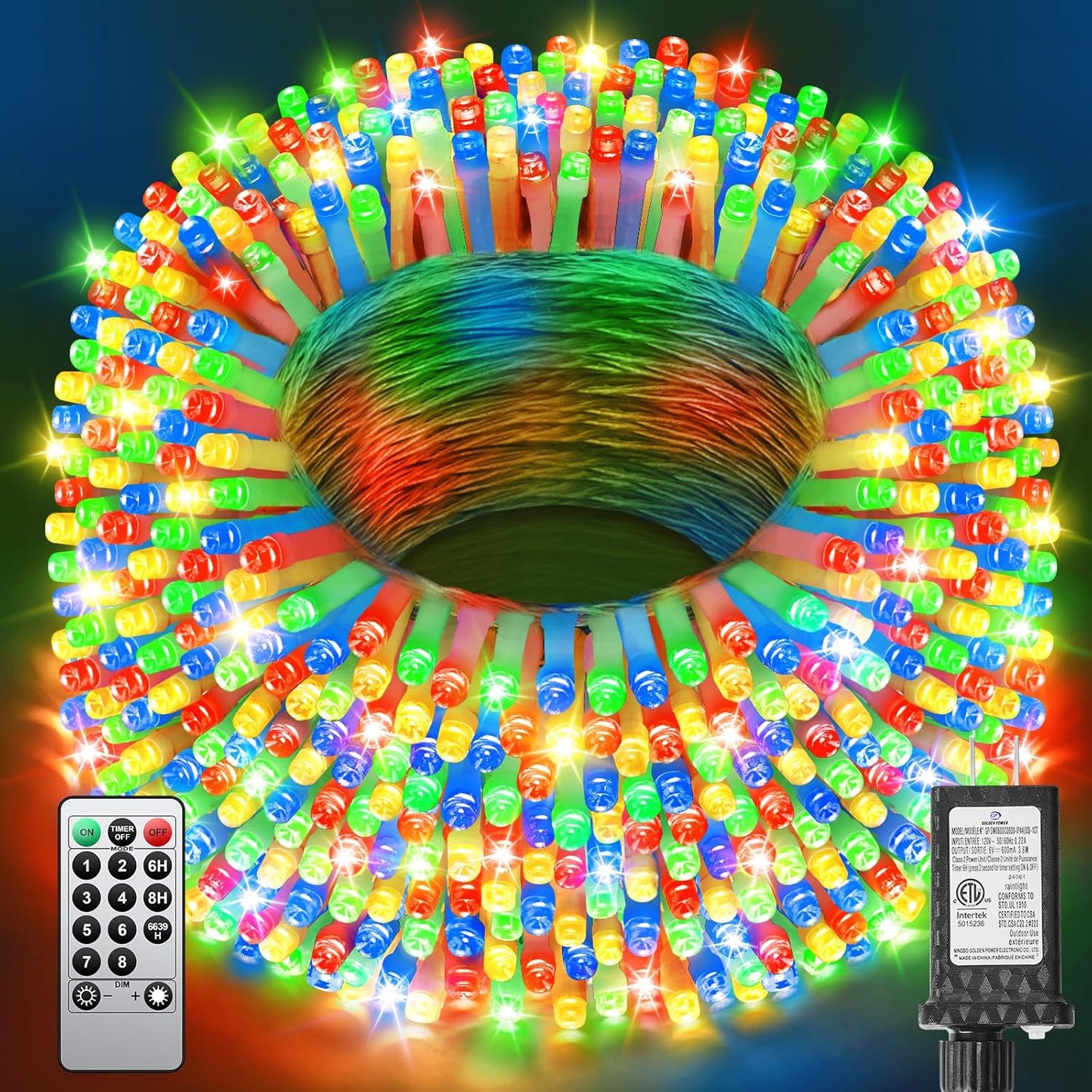 355FT 900 LED Christmas Lights for Outdoor and Indoor Use