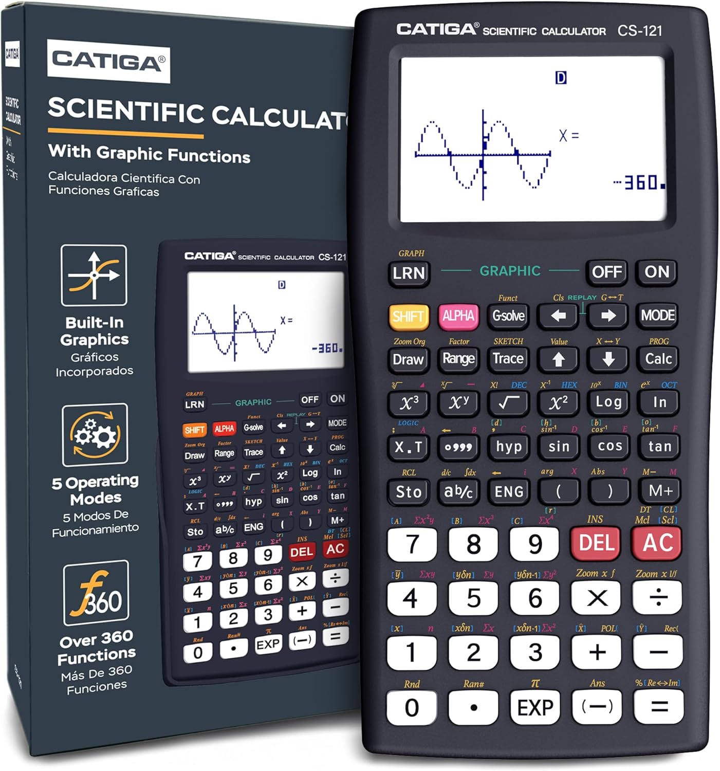 Scientific Calculator with Graphic Functions for Students