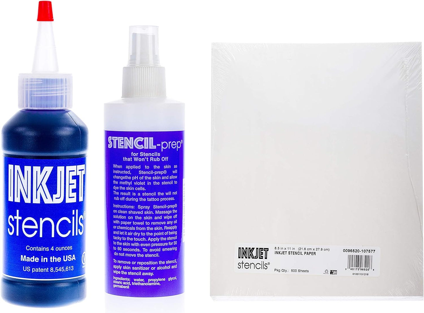 Tatu-Derm Inkjet Stencil Refill Kit - Easy Transfer Solution