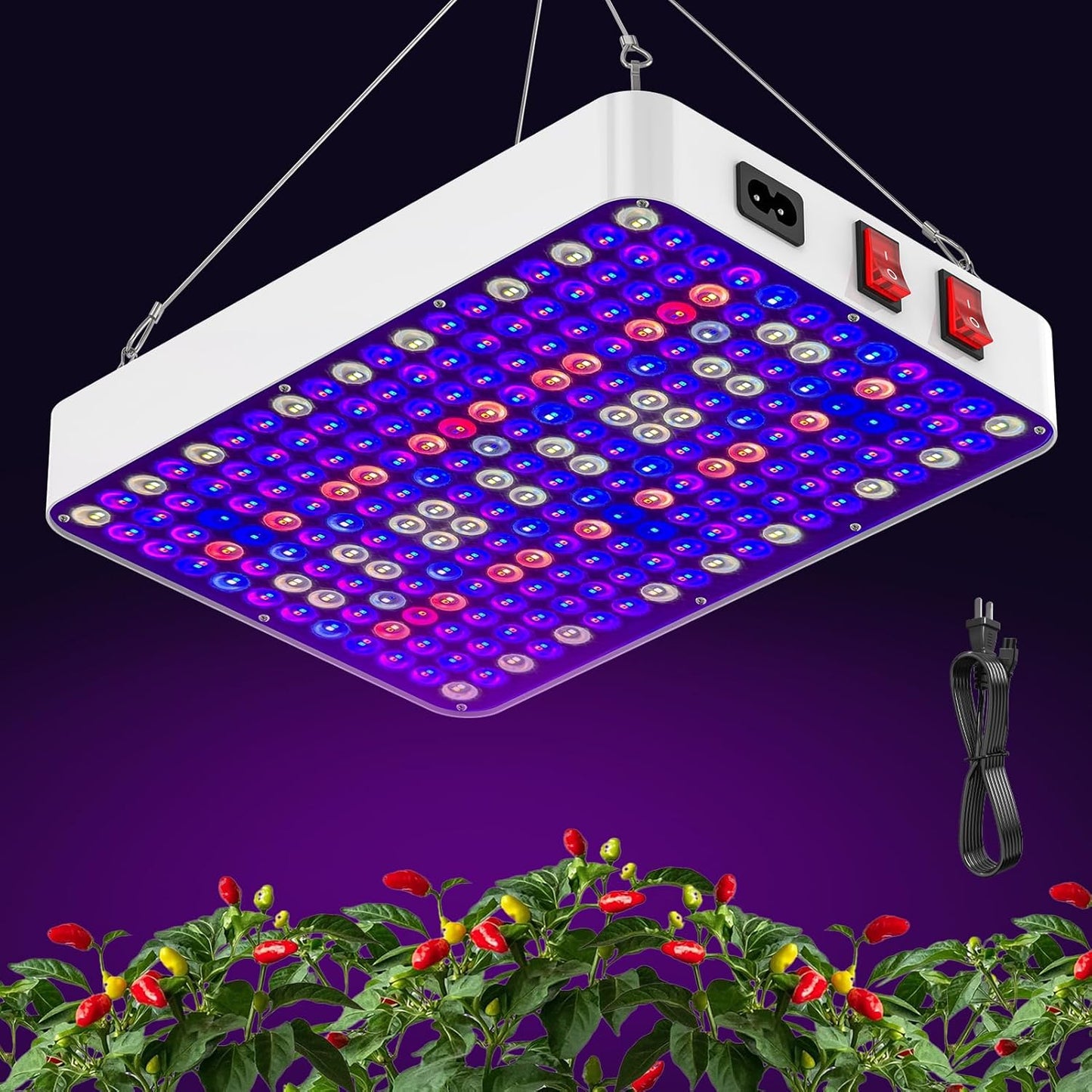 LED Grow Lights for Seed Starting Vegetables with UV-IR