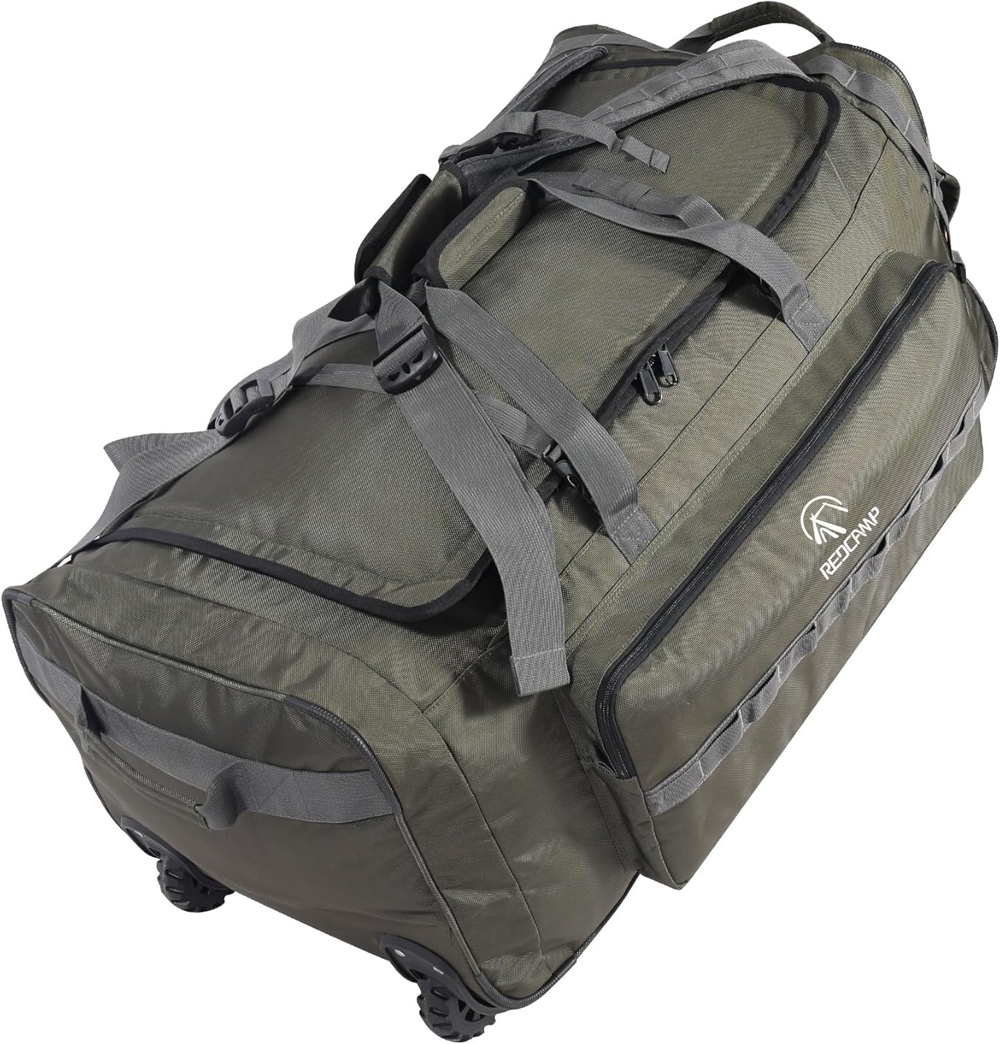 REDCAMP Foldable Duffle Bag with Wheels for Travel and Sports