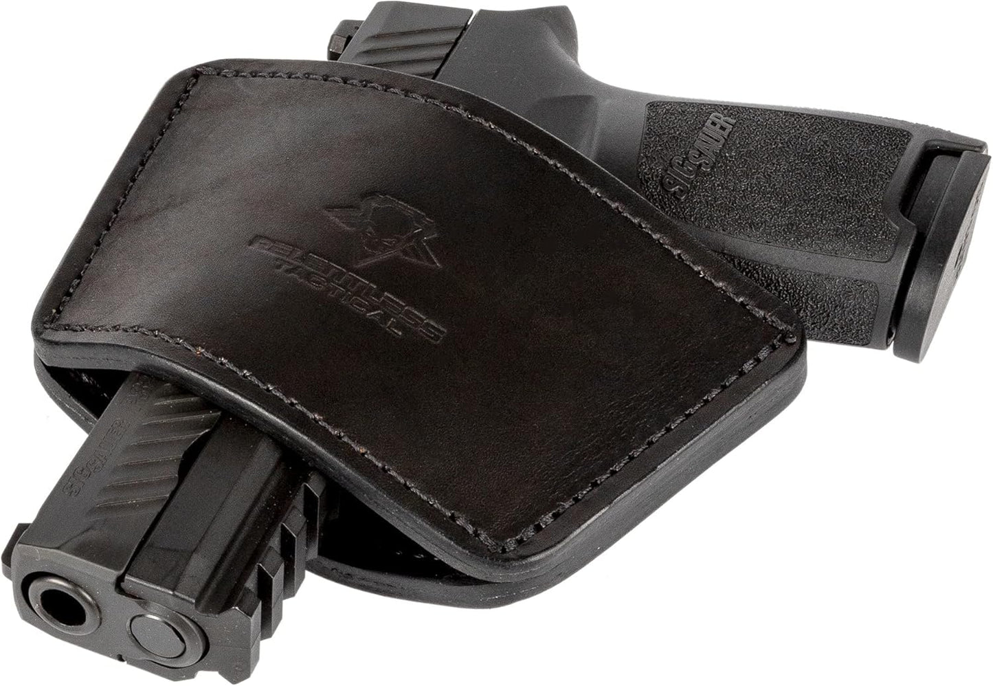 Dual Threat IWB/OWB Universal Belt Slide Holster for Handguns