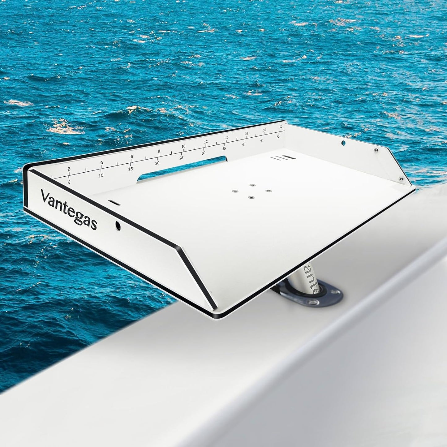 Boat Cutting Board Bait Table with Fish Ruler for Easy Cleaning