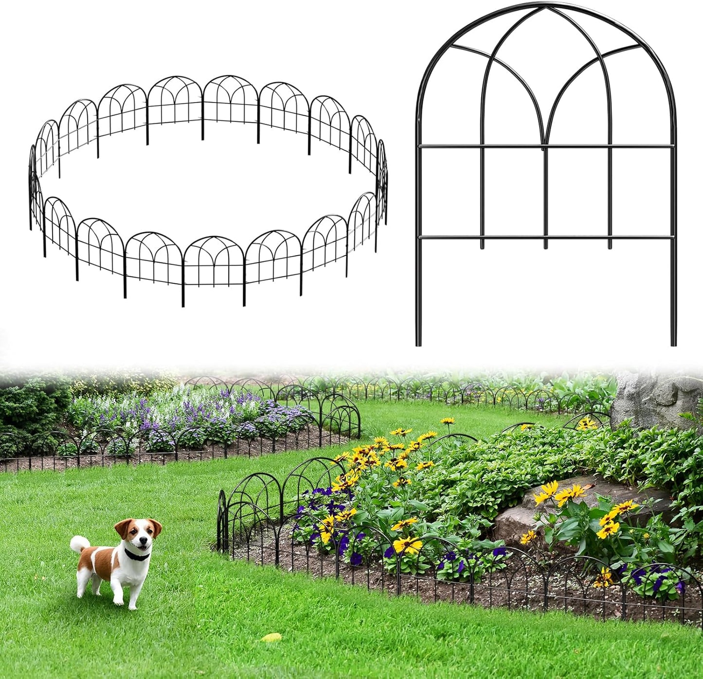 Small Garden Fence Animal Barrier for Decorative Yard Edging