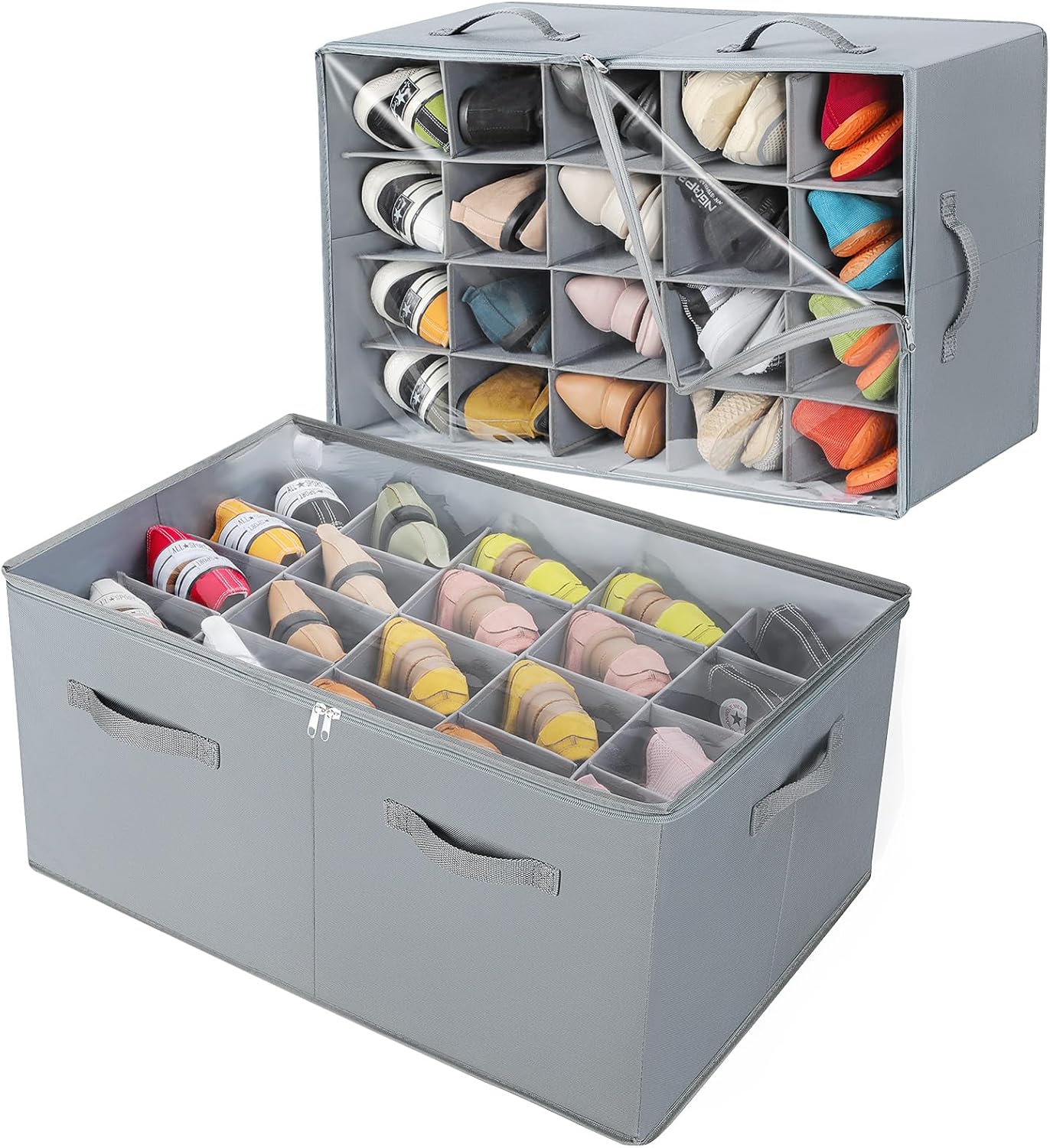 Extra Large Shoe Organizer for Closet - Space Saving Storage