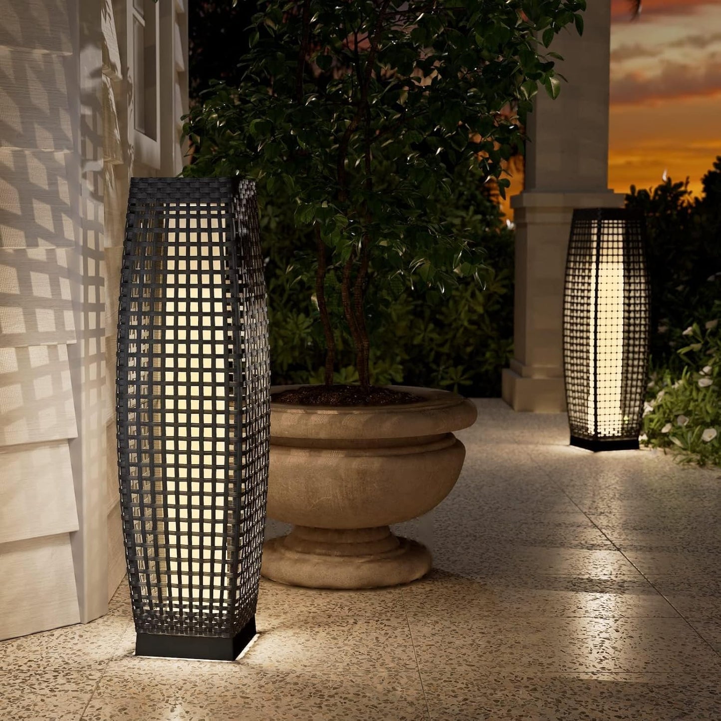 Grand patio Solar Powered Lantern for Outdoor Lighting Needs