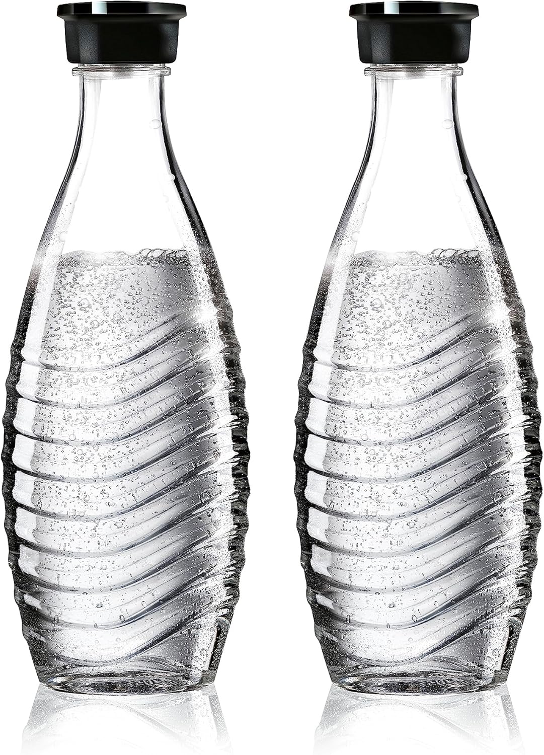 SodaStream Duopack Glass Carafe 2 x 0.6L for Sparkling Water
