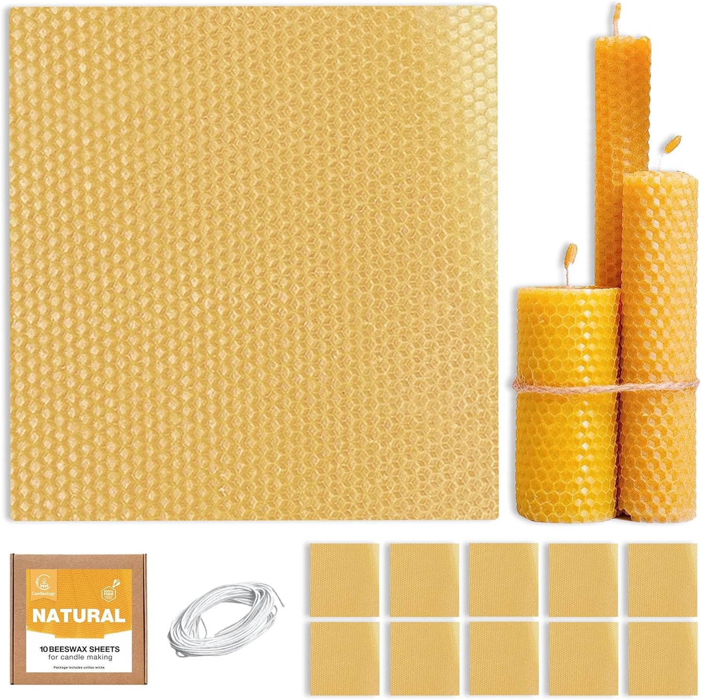 Roll Your Own Beeswax Candles - Fun for All Ages!