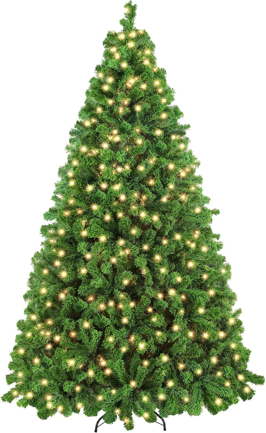 7.5ft Pre-lit Artificial Christmas Tree with Warm White Lights