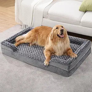 Orthopedic Dog Bed with Waterproof Design for Large Dogs