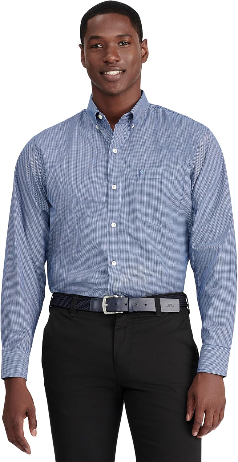 IZOD Men's Performance Comfort Long Sleeve Plaid Shirt Review