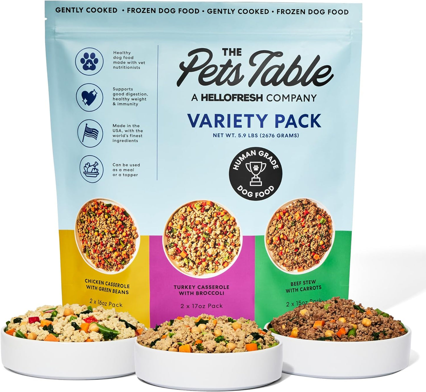 The Pets Table Human-Grade Variety Pack Fresh Dog Food Review
