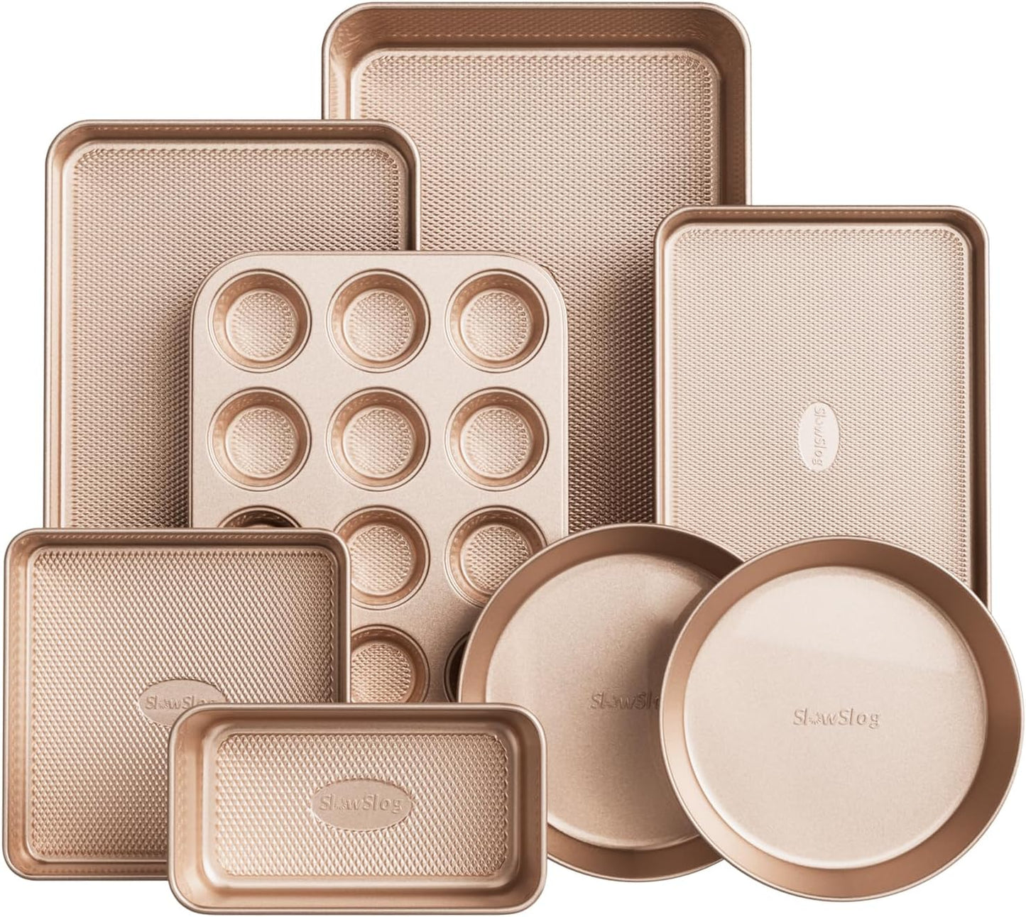 Baking Pans Set 8-Piece Bakeware Set for All Your Needs