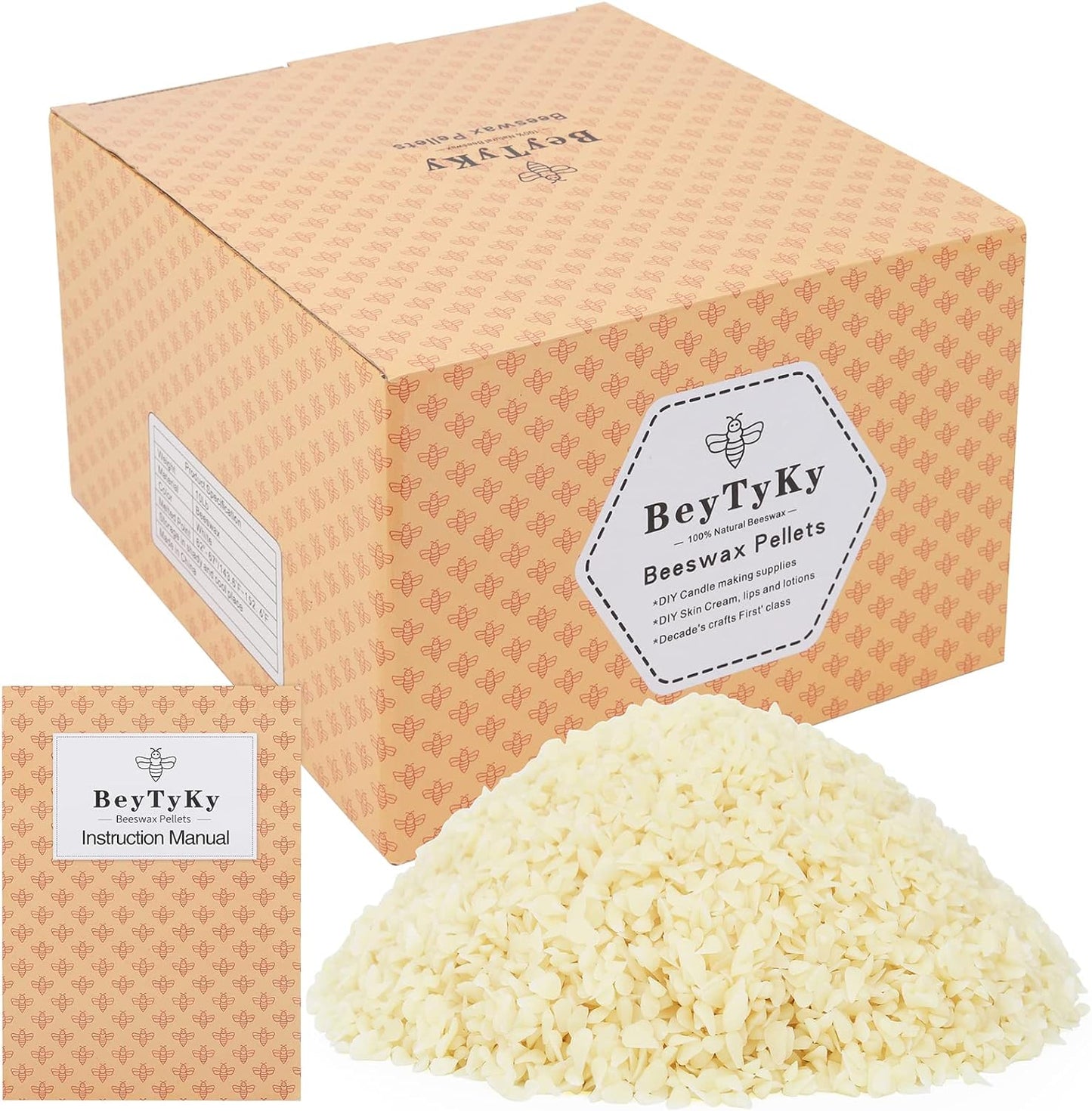 Pure Organic Beeswax Pellets - Crafting Bliss Bundle