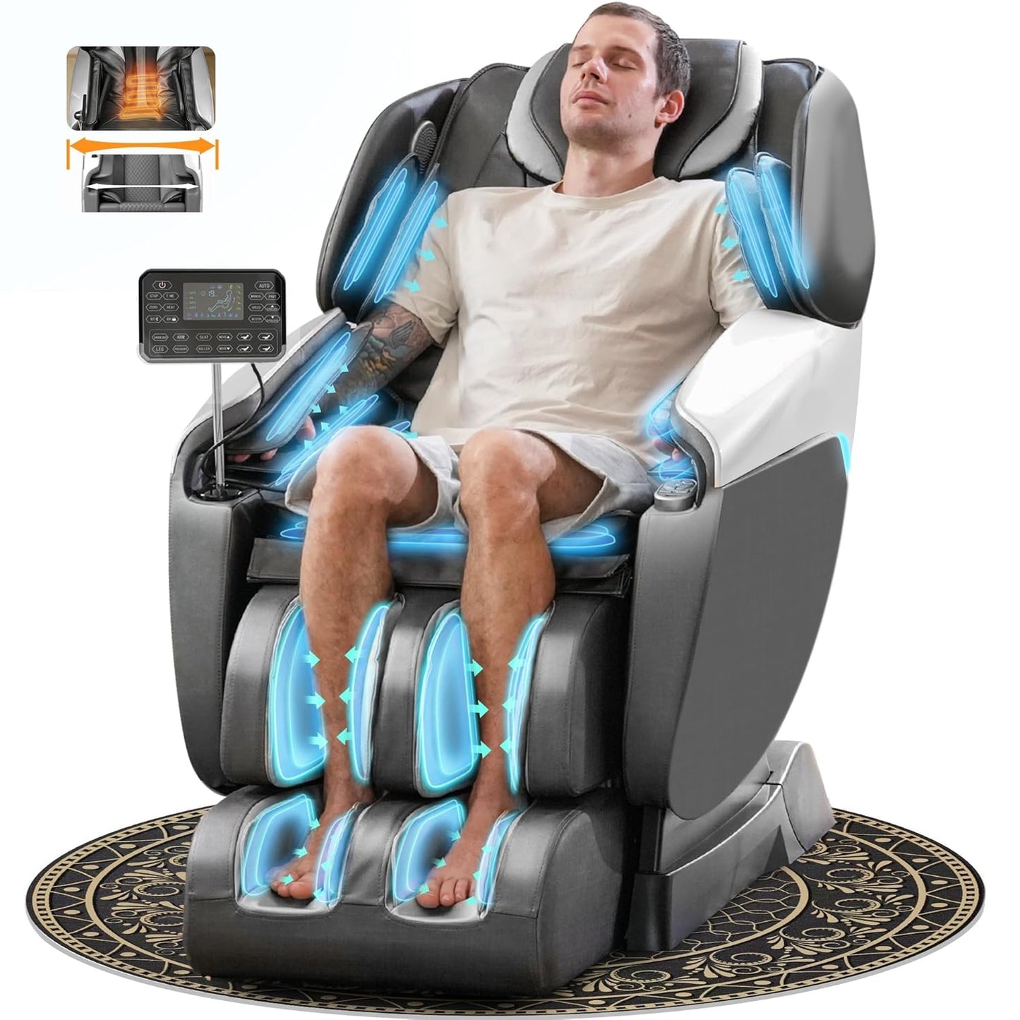 Ultimate Relaxation: 4D Zero Gravity Shiatsu Chair