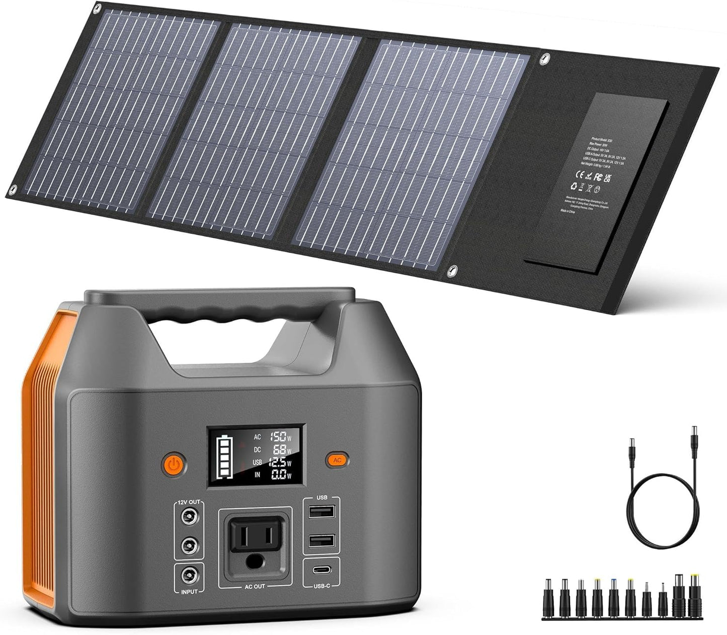 EnginStar Portable Solar Power Station - Lightweight & Powerful