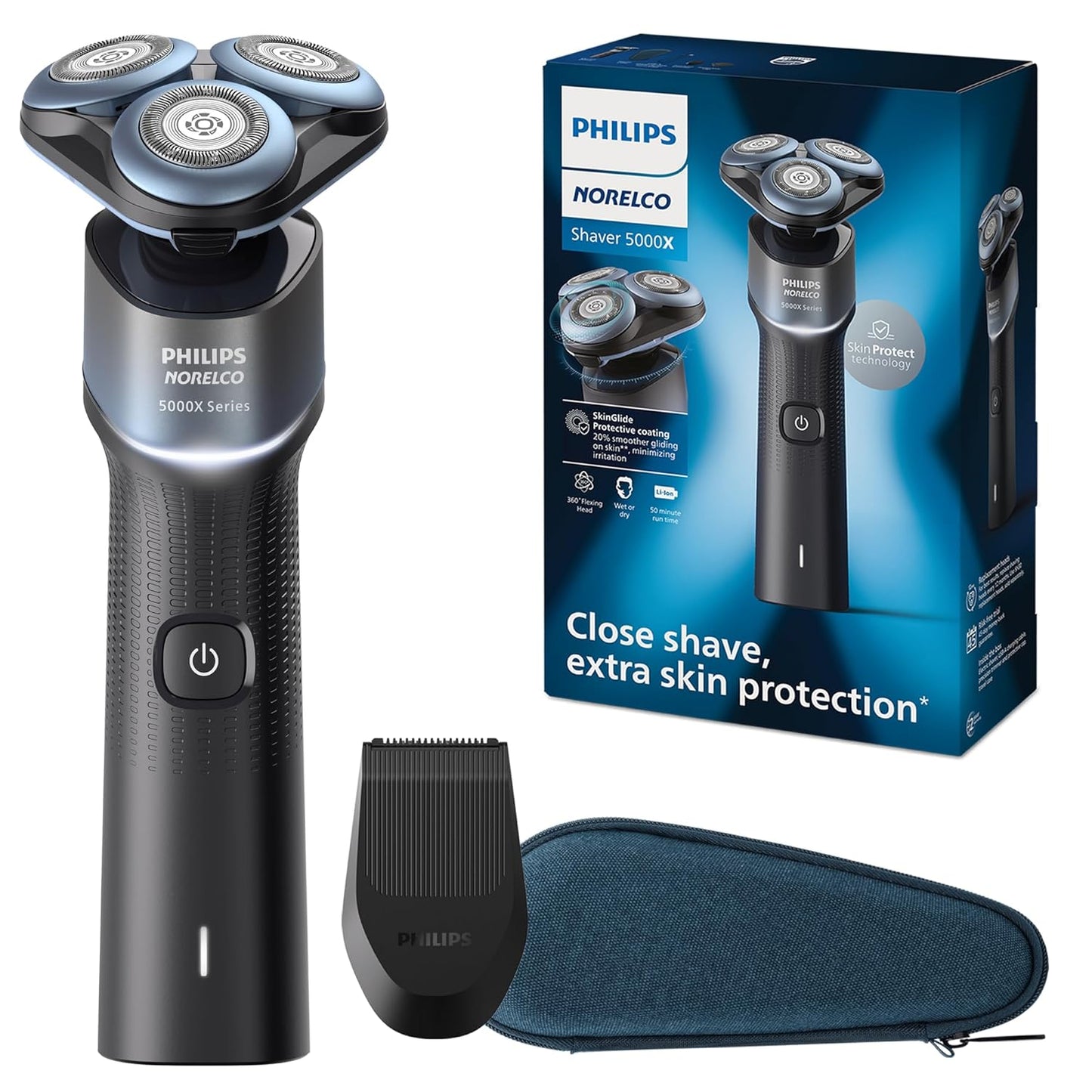 Philips Norelco Shaver 5000X: Rechargeable Wet & Dry Shaver