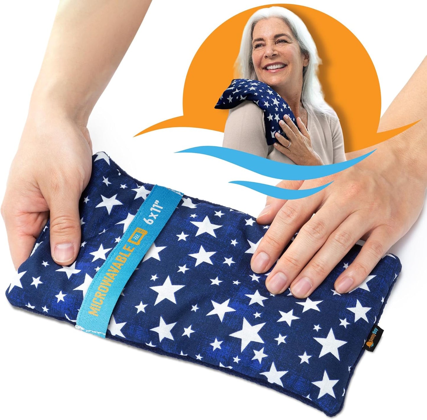 SunnyBay Microwavable Heating Pad for Pain Relief