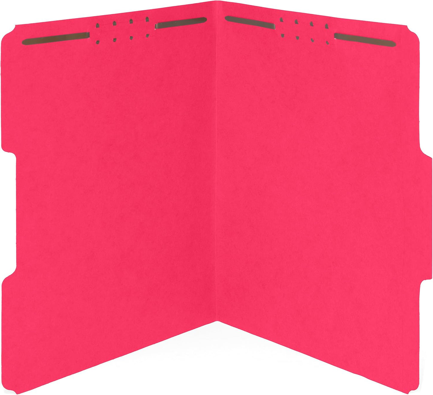 Durable Red Fastener File Folders for Organizing Medical Files