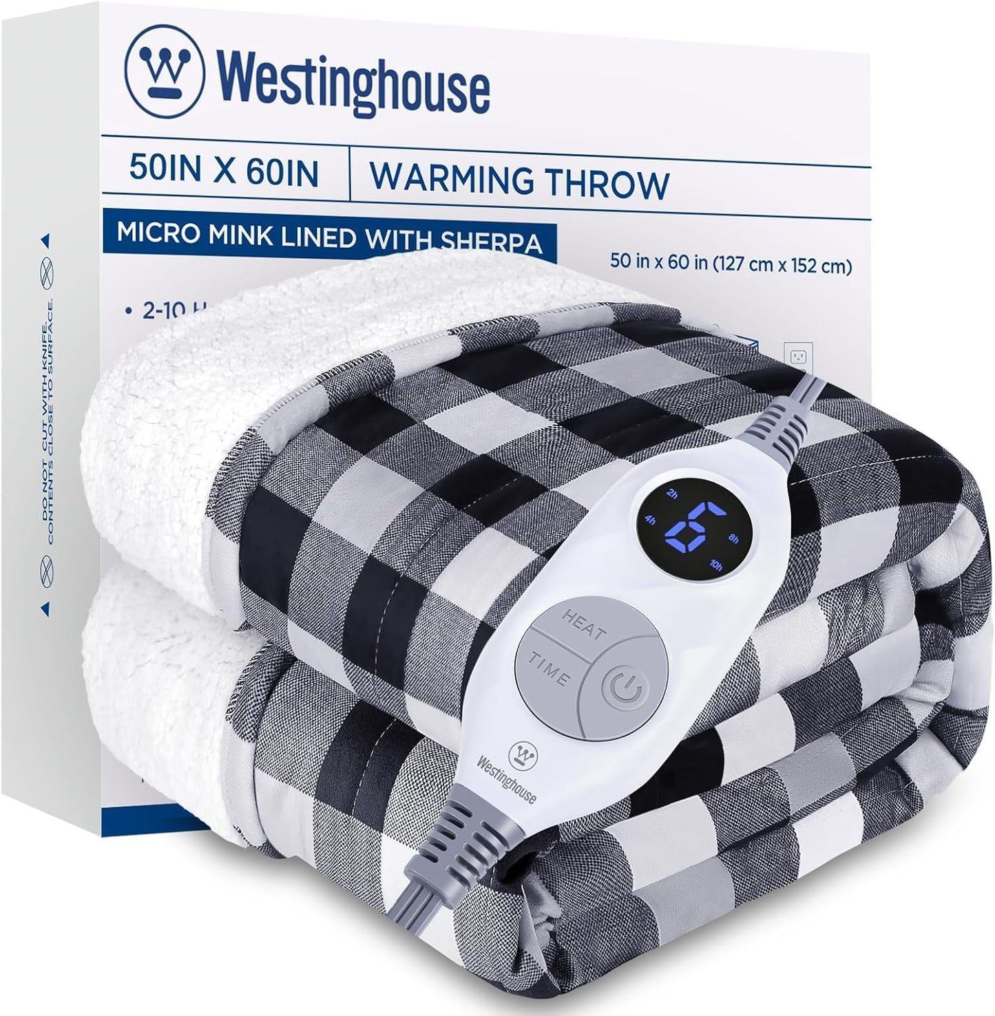 Electric Heated Throw Blanket for Cozy Comfort and Warmth