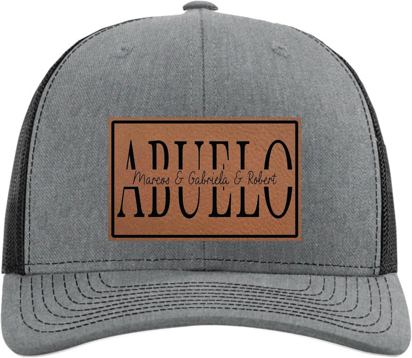 Personalized Fathers Day Hats Customized with Kids Names