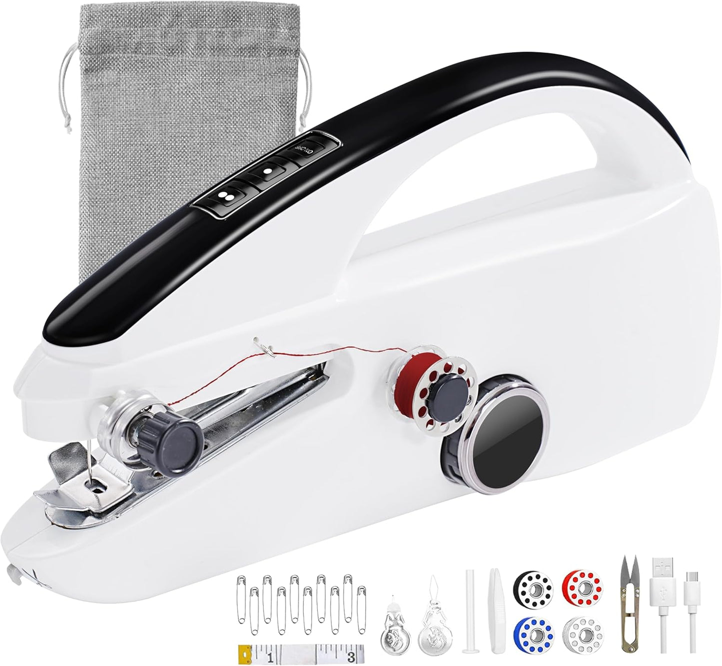 Portable Handheld Sewing Machine for Quick Fixes