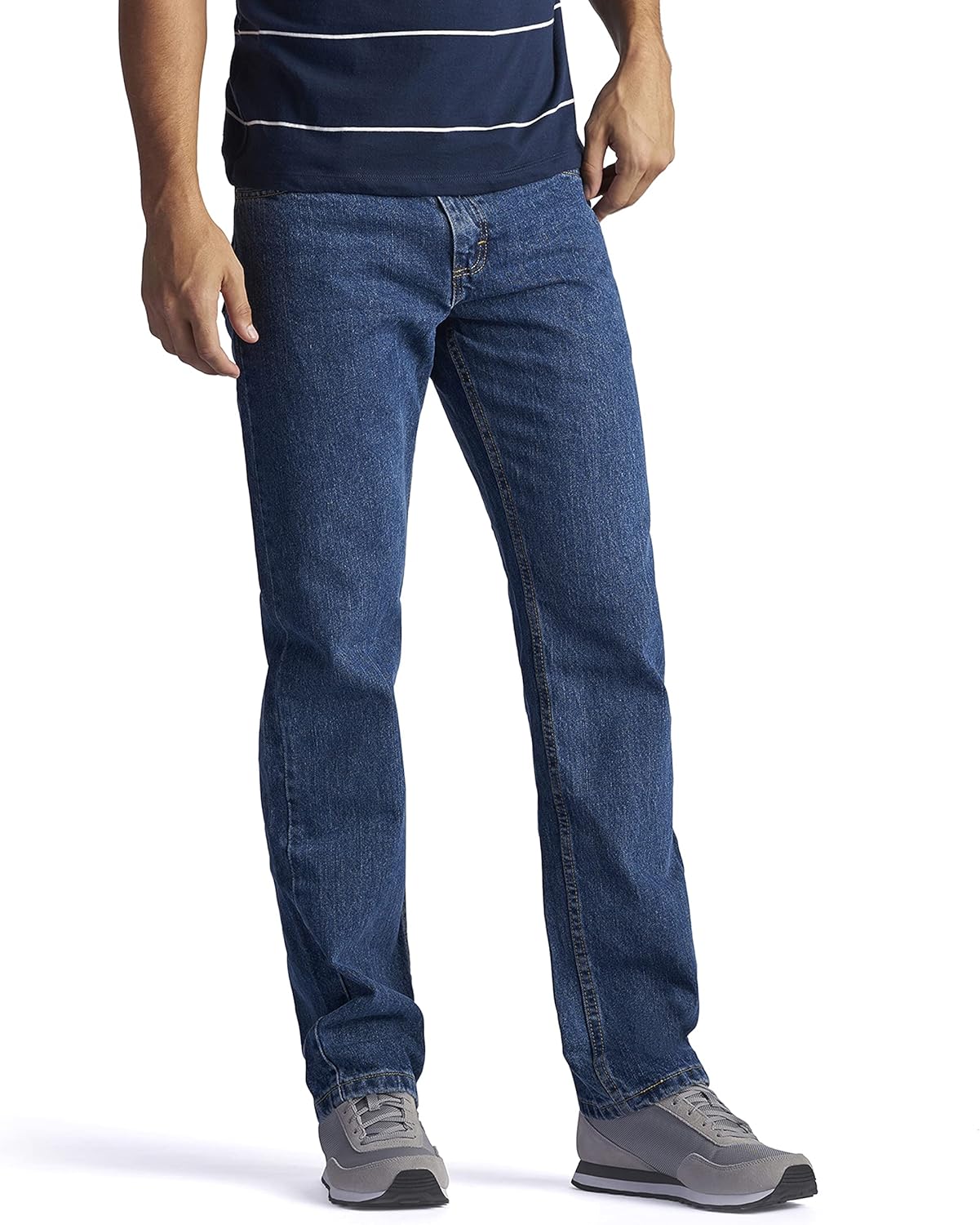 Lee Men's Regular Fit Straight Leg Jean for Everyday Comfort