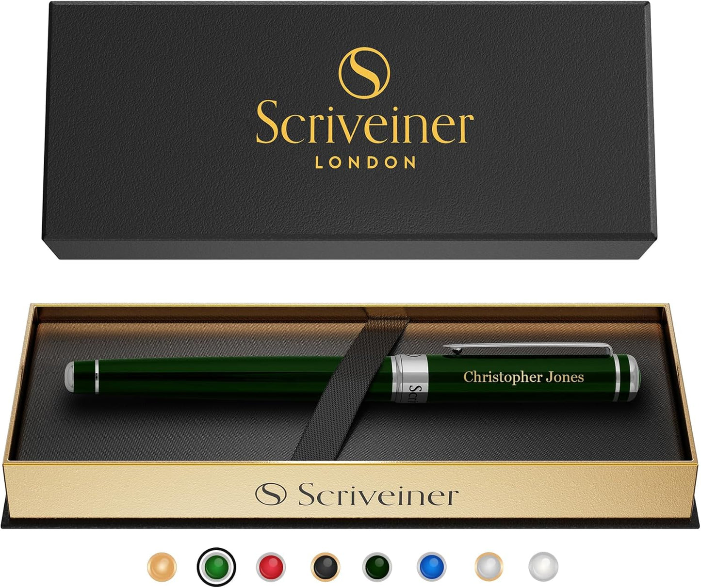 Scriveiner Personalized British Racing Green Luxury Pen Gift