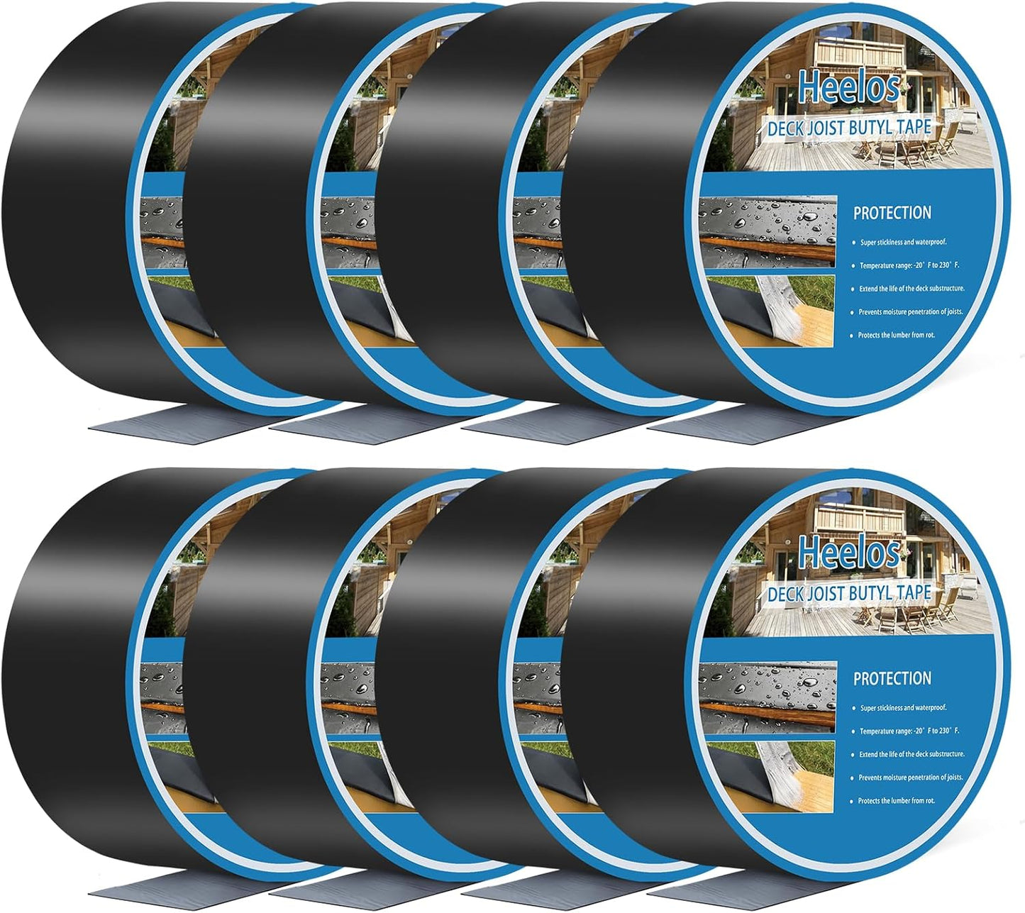Deck Joist Tape 1-5/8ft' x 50ft for Waterproofing and Sealing