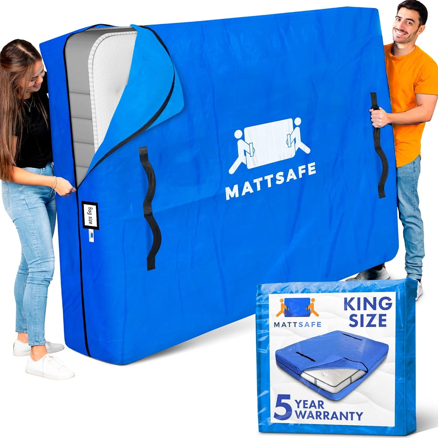 Nordic Elk Mattress Bags for Moving and Storage - Heavy Duty