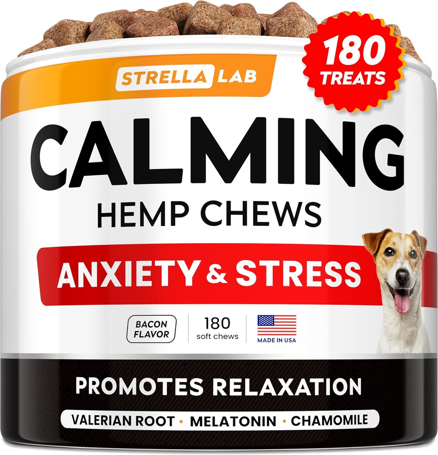 Hemp Calming Chews for Dogs - Natural Anxiety Relief Treats