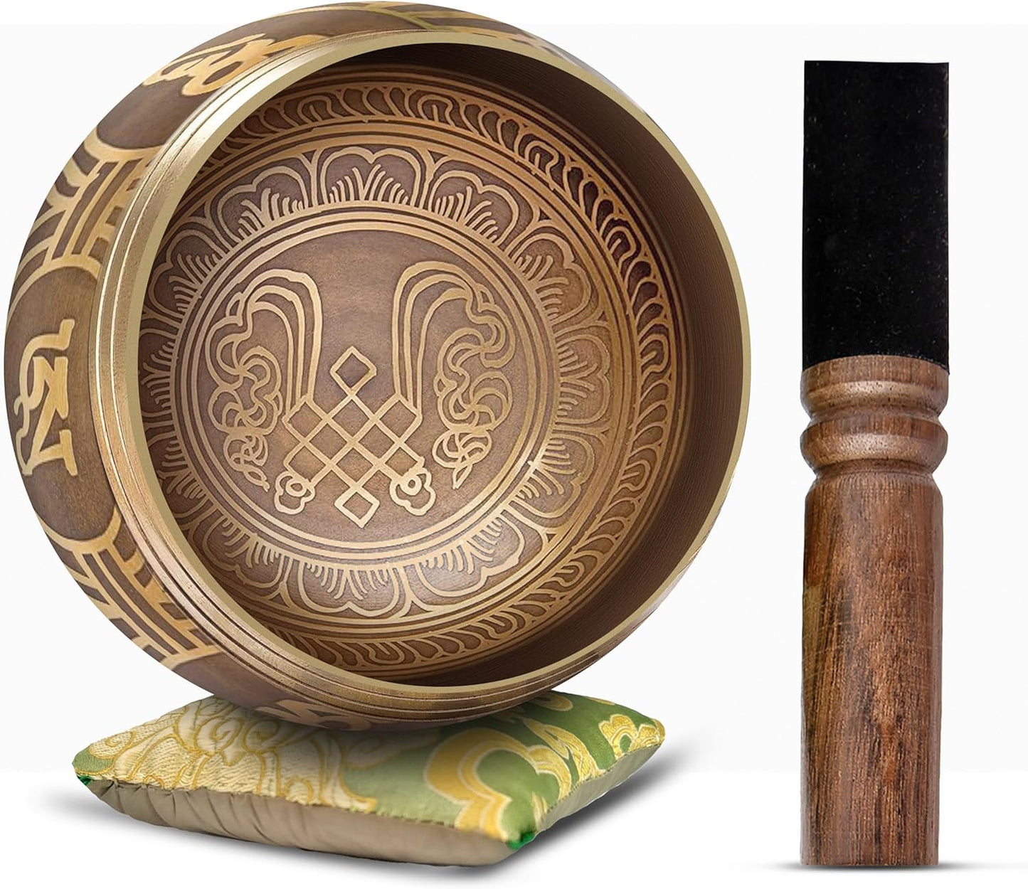 Tibetan Singing Bowl Set for Meditation and Yoga Healing