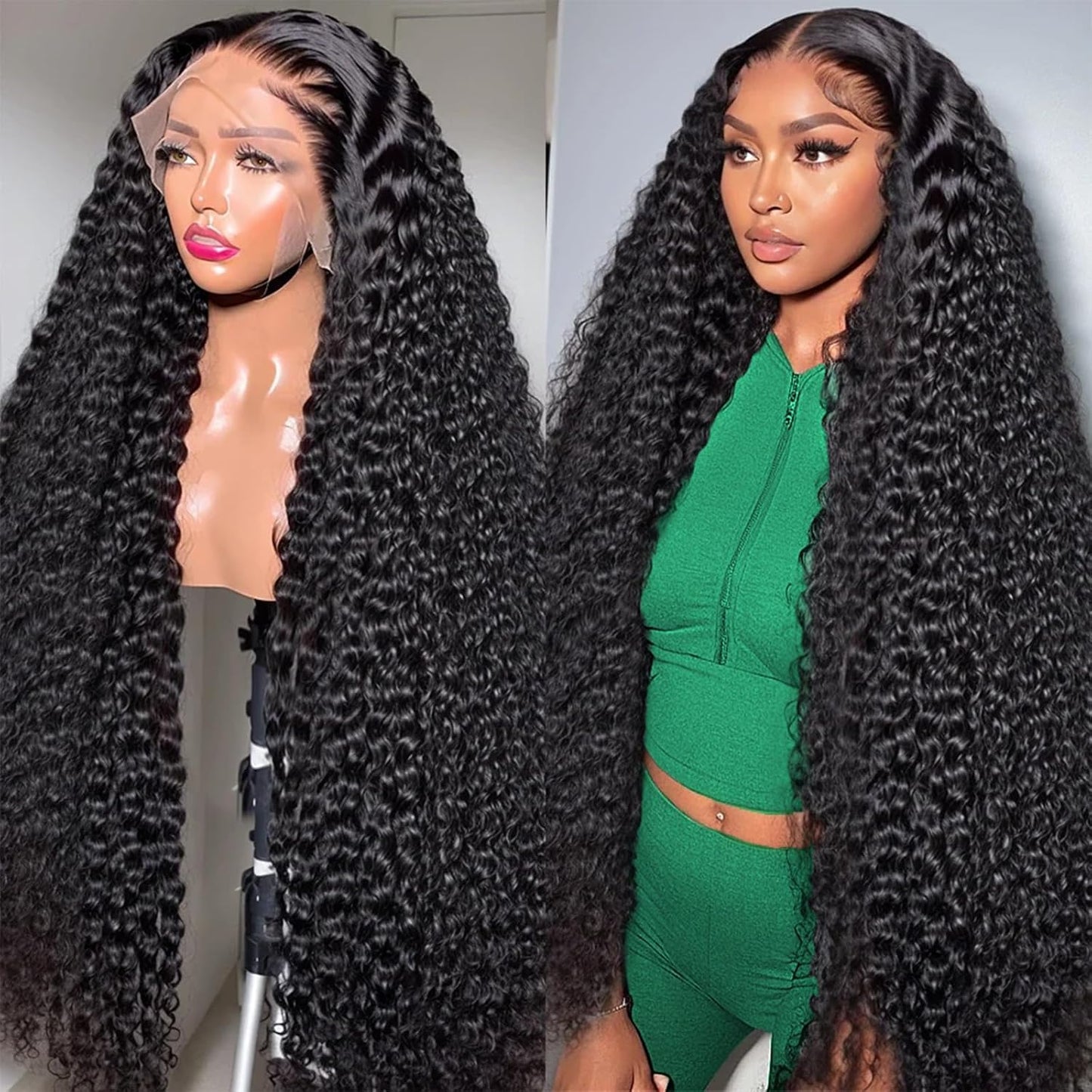250% Density 13X6 Deep Wave Lace Front Wigs for Stunning Style