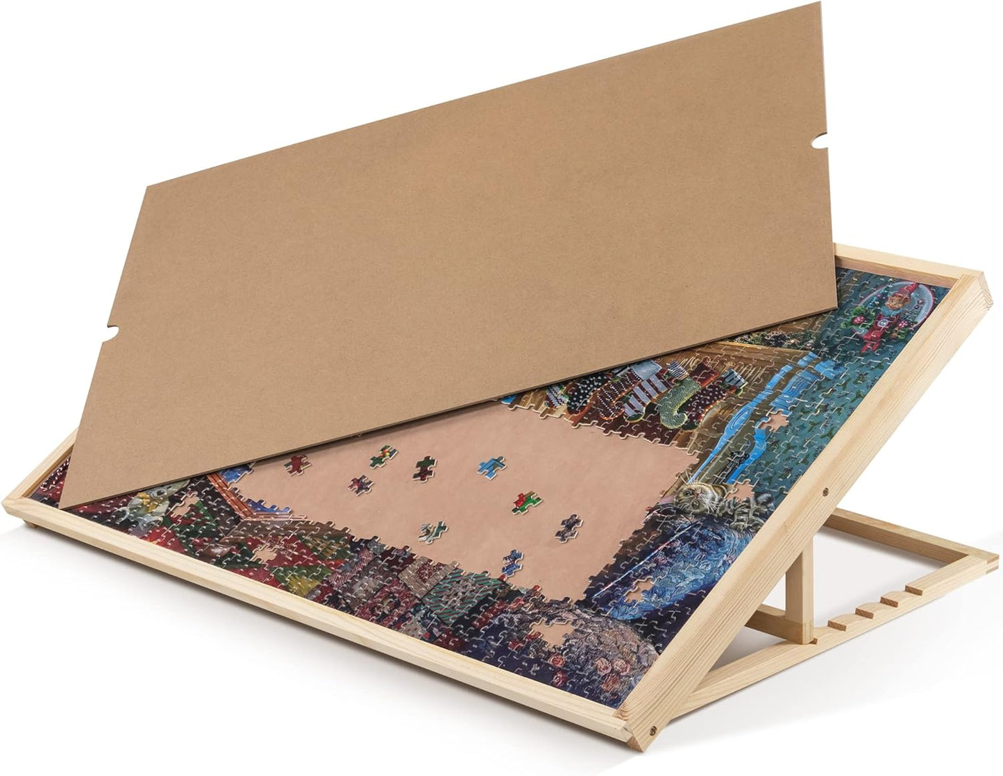 Lavievert 1000 Piece Jigsaw Puzzle Board with Adjustable Stand