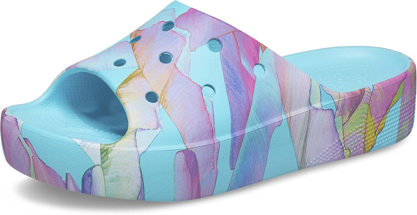 Crocs Women's Classic Marbled Tie-dye Clogs for Ultimate Comfort