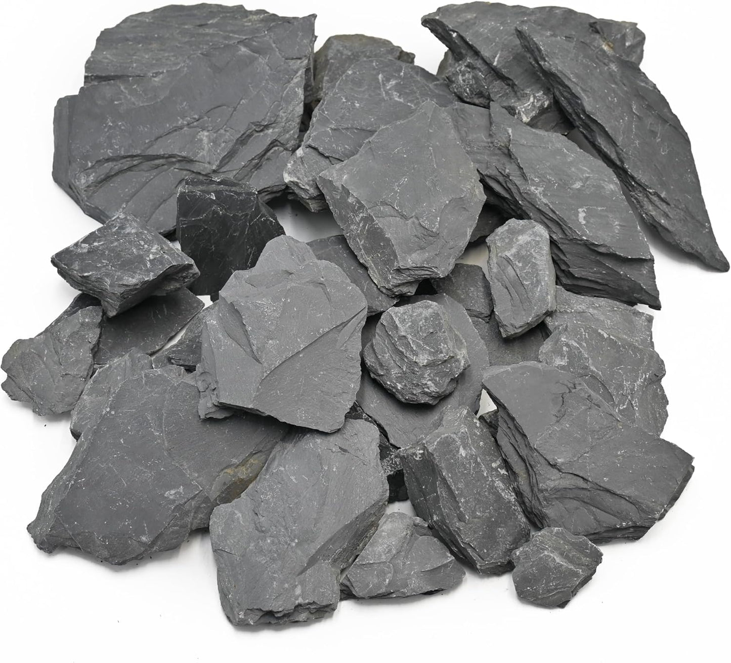 Natural Slate Stone for Aquarium and Reptile Decor 20LB