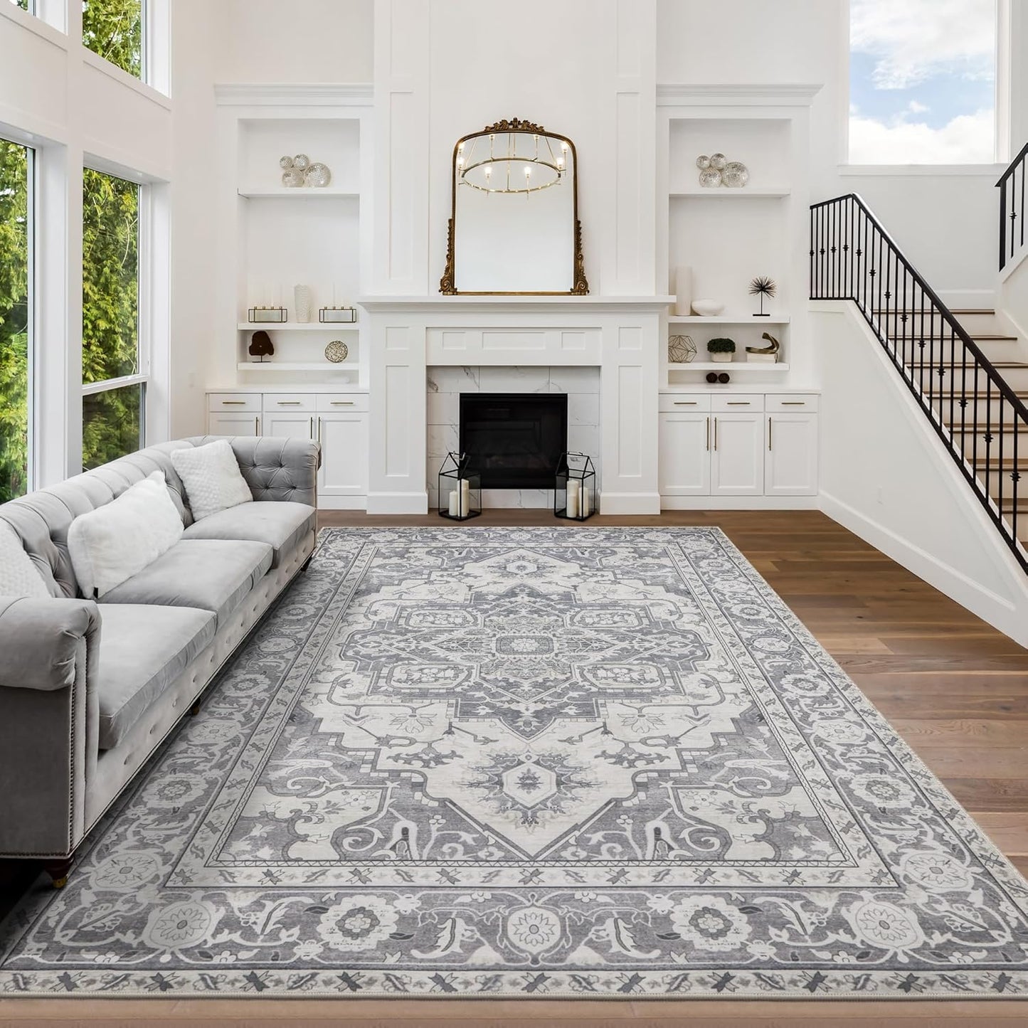 MaxRugrs 8x10 Area Rugs for Living Room - Soft & Washable