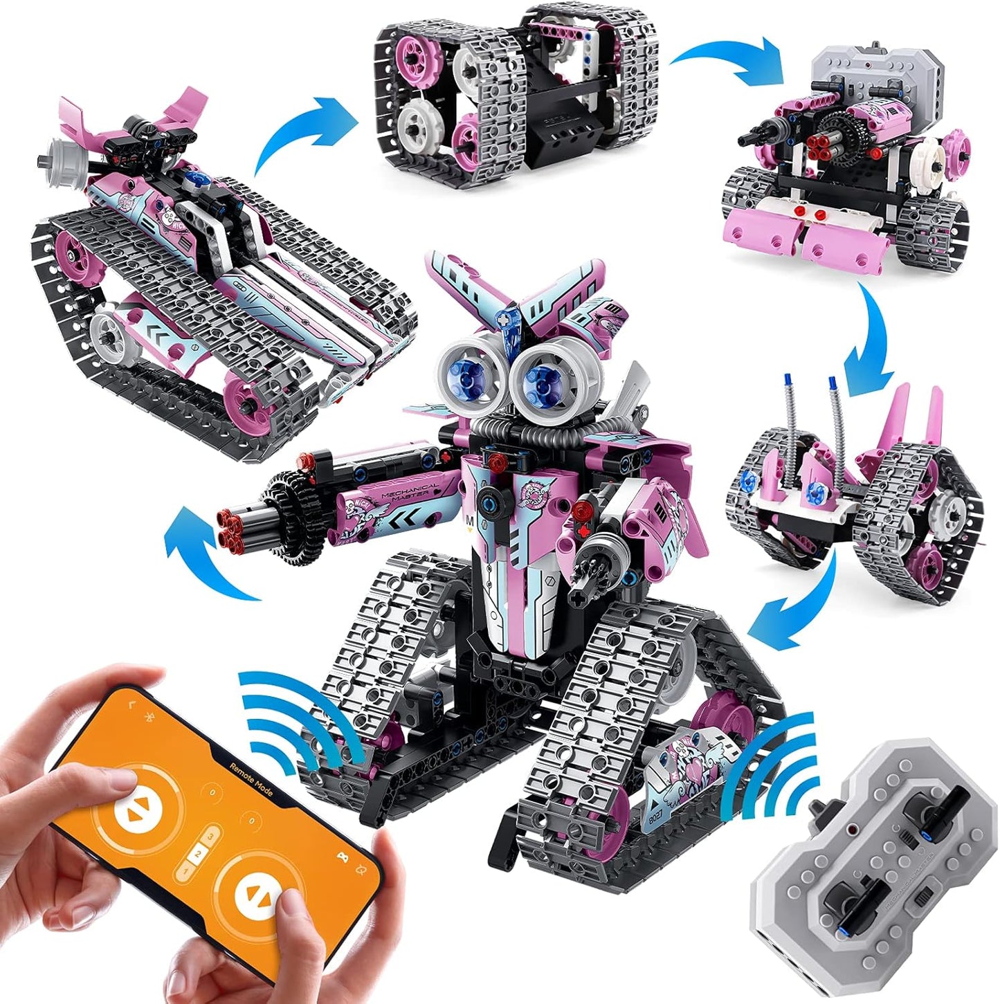 STEM Robot Building Kit for Girls with Remote Control