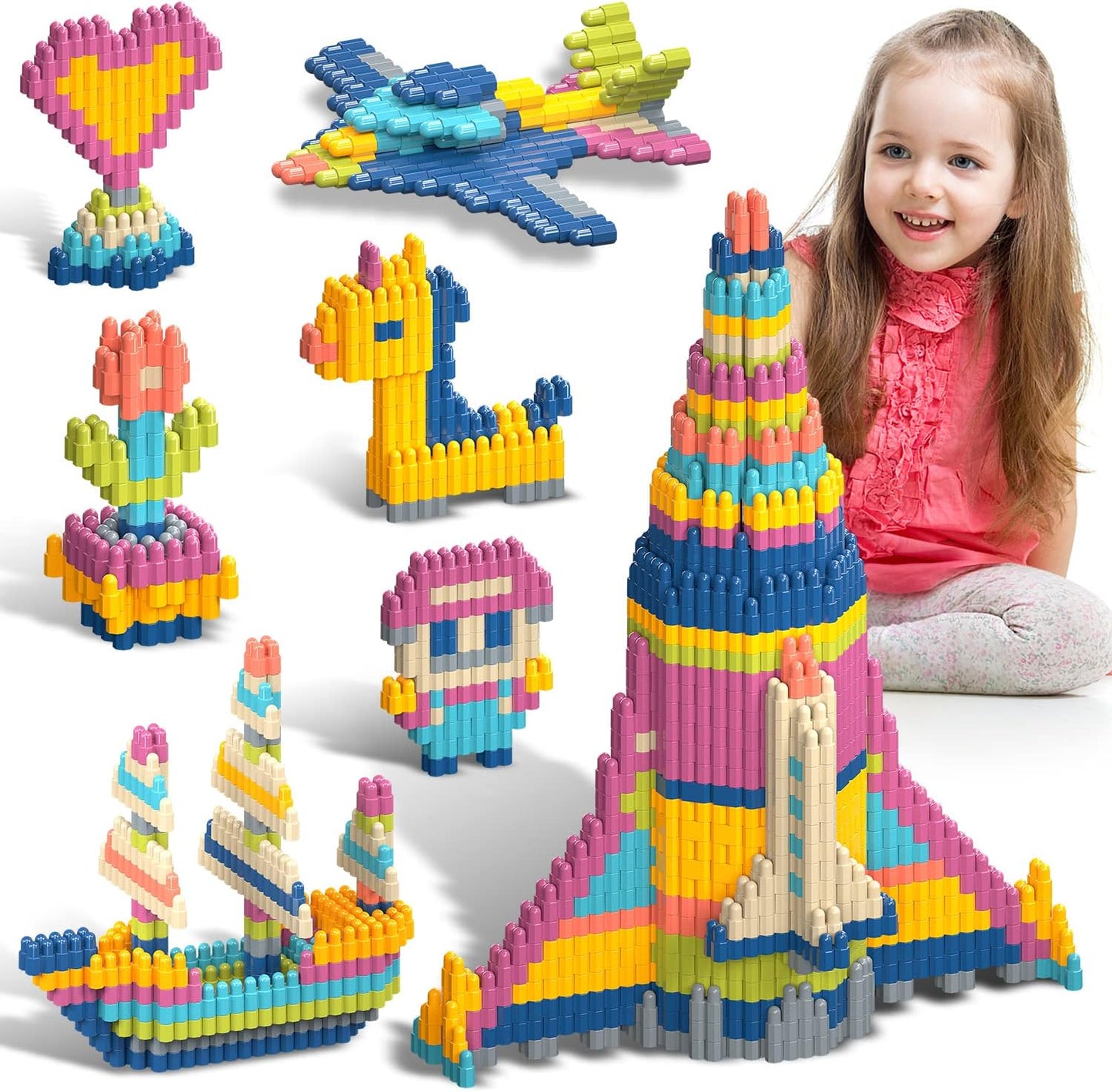 1120pcs Kids STEM Building Blocks - Brain Boosting Toy!