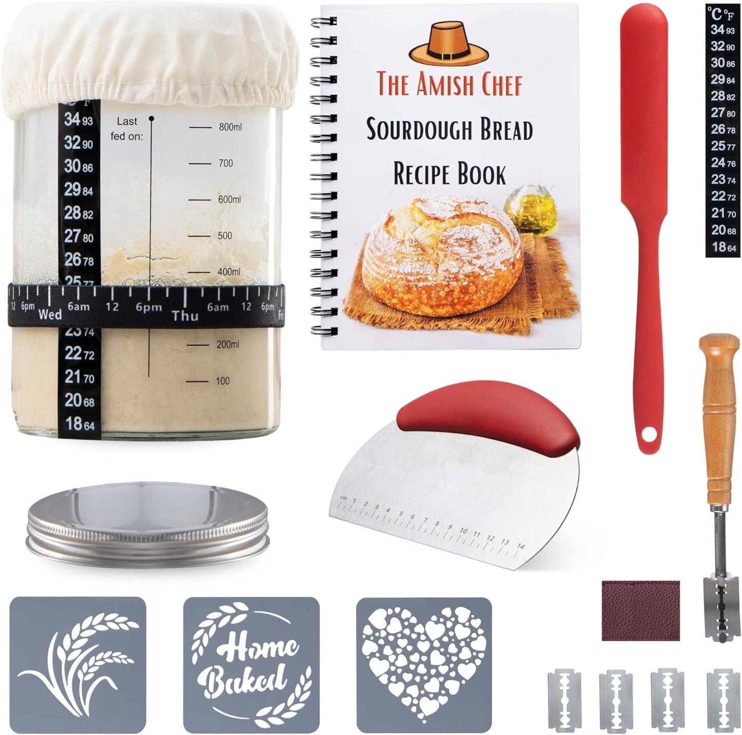 Complete Sourdough Bread Starter Kit for Delicious Baking